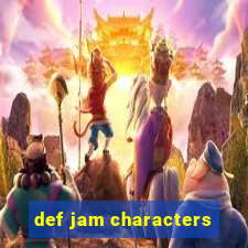 def jam characters